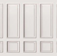 Haussmanian panoramic molding wallpaper