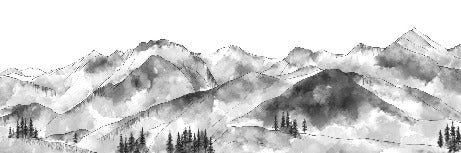 Aravis mountains black and white wallpaper