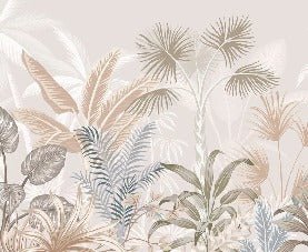 Papier peint panoramique jungle terracotta, XXL, tendance