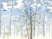 Nature wallpaper forest blue & freshness of dawn