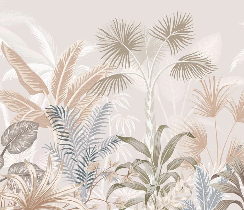 Papier peint panoramique jungle terracotta, XXL, tendance