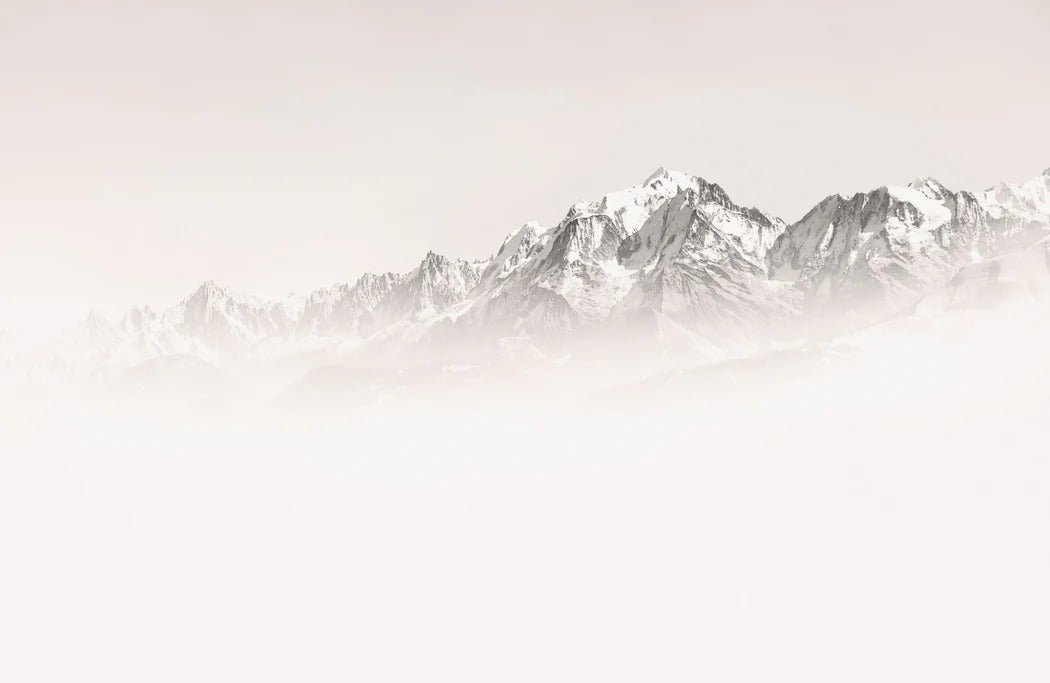 Misty morning wallpaper Mont Blanc