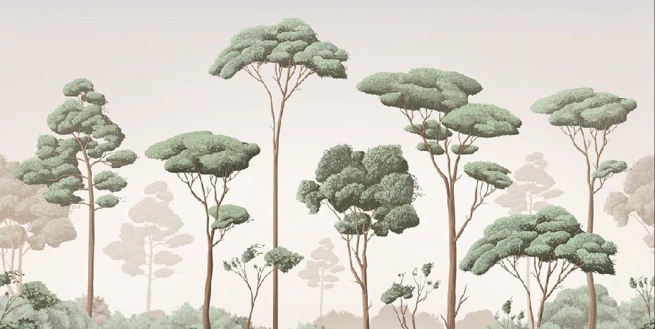 Light Breeze Pine Forest Wallpaper