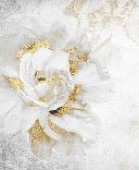 Fleur Or toilet wallpaper