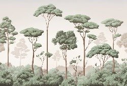 Light Breeze Pine Forest Wallpaper