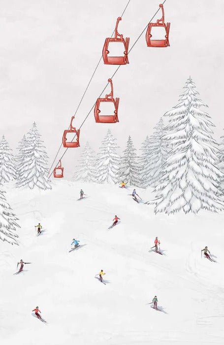 Colorful gondola wallpaper