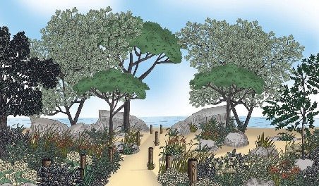 Landscape wallpaper France seaside