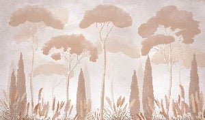 Sepia cypress pine wallpaper