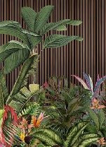 Panoramic tasseau vegetal wallpaper