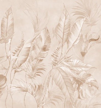 Elegant jungle powder wallpaper