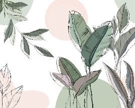 Panoramic green wallpaper