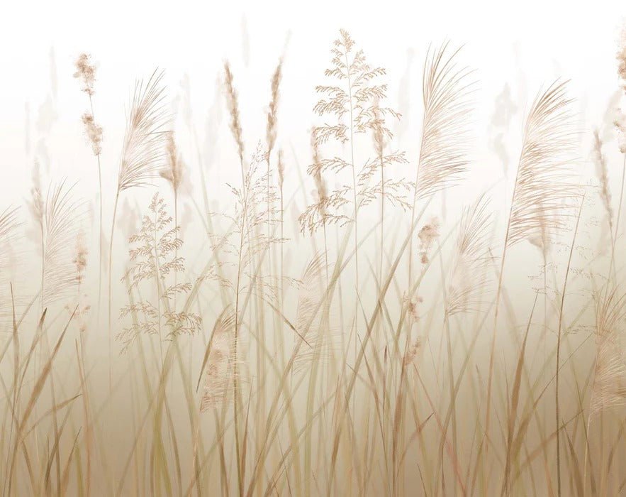 Wheat field flower wallpaper