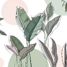 Panoramic green wallpaper