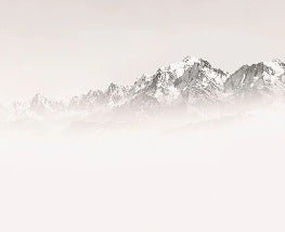 Misty morning wallpaper Mont Blanc