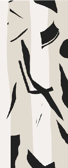 Bichrome stripe wallpaper