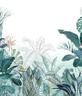 Quintessence tropical panoramic wallpaper