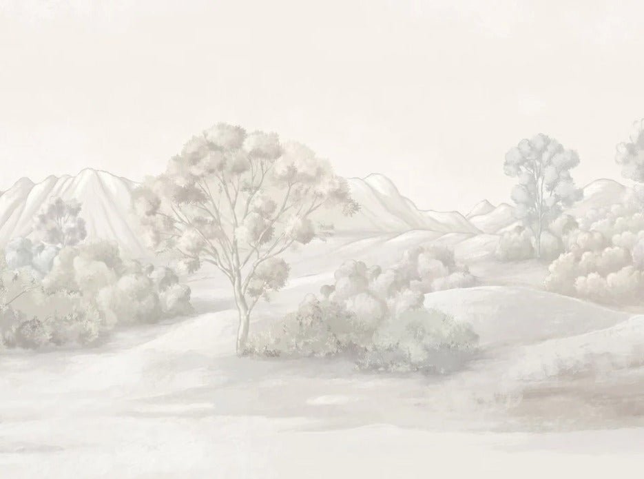 Poetic sepia landscape wallpaper