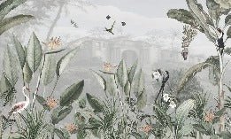 Tropical mirage wallpaper