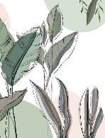 Panoramic green wallpaper