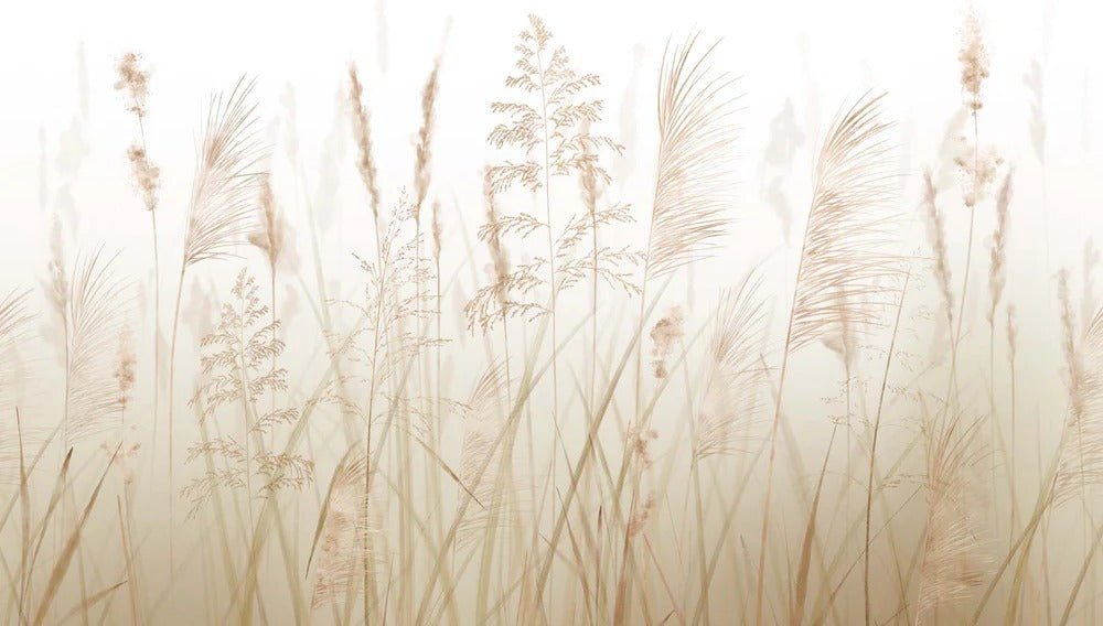 Wheat field flower wallpaper