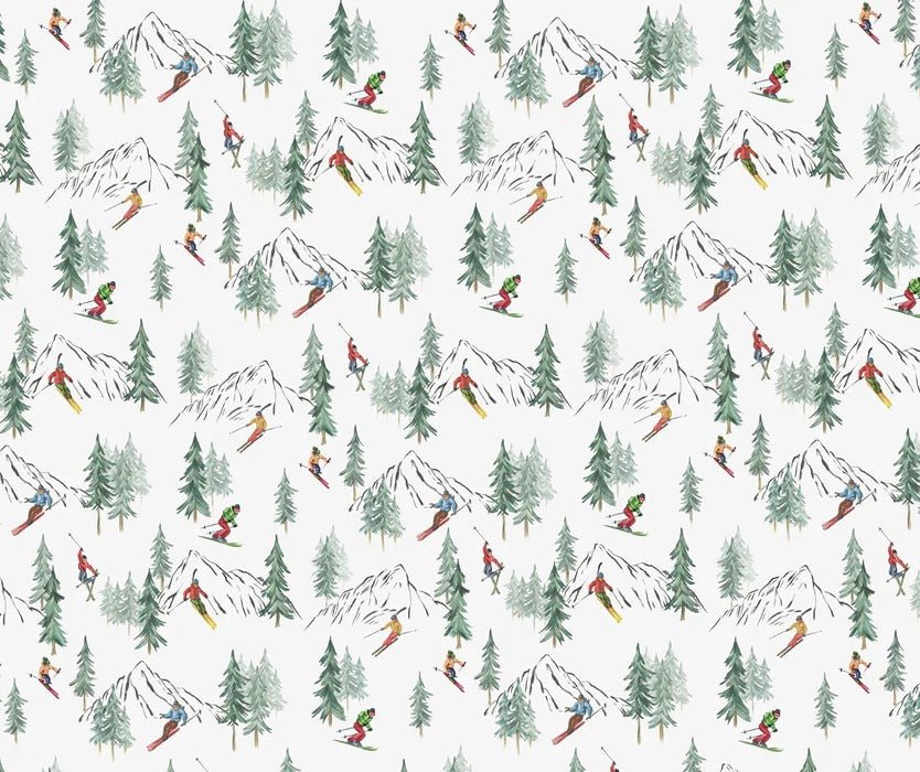 Alpine glides wallpaper