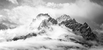 Dolomites peak panoramic wallpaper