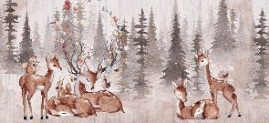 Children's bedroom wallpaper douces biches