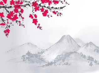 Papier peint zen paysage minimaliste, XXL, tendance