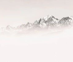 Foggy morning wallpaper Mont Blanc