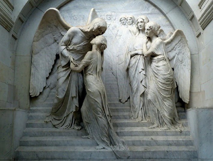 3D angels panoramic wallpaper