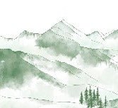 Aravis mountains forest green wallpaper