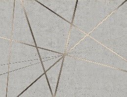 Panoramic wallpaper with graphic designs