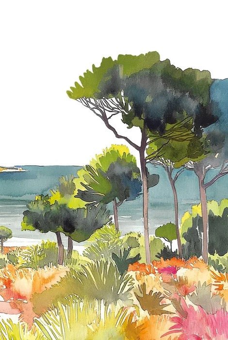 Summer air panoramic wallpaper