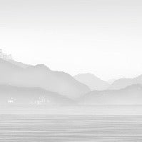 Annecy wallpaper and its peaceful black and white lake