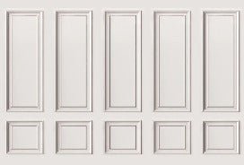 Haussmanian panoramic molding wallpaper