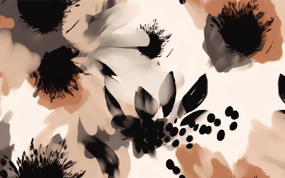 Hypnotic flower wallpaper