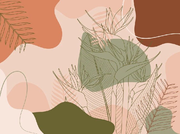 Panoramic wallpaper art paint