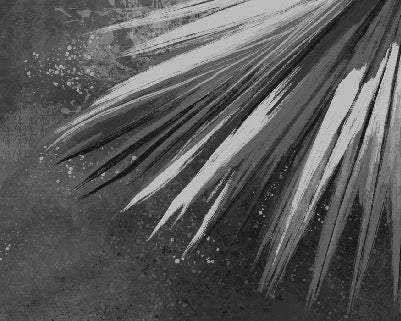 Panoramic retro palm green wallpaper