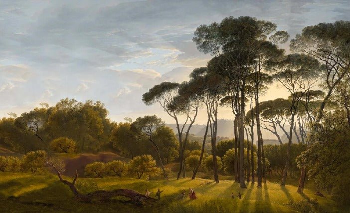 Italian historical landscape wallpaper