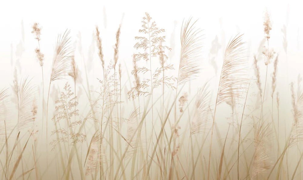 Wheat field flower wallpaper