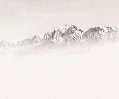 Foggy morning wallpaper Mont Blanc
