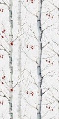Birch paint wallpaper