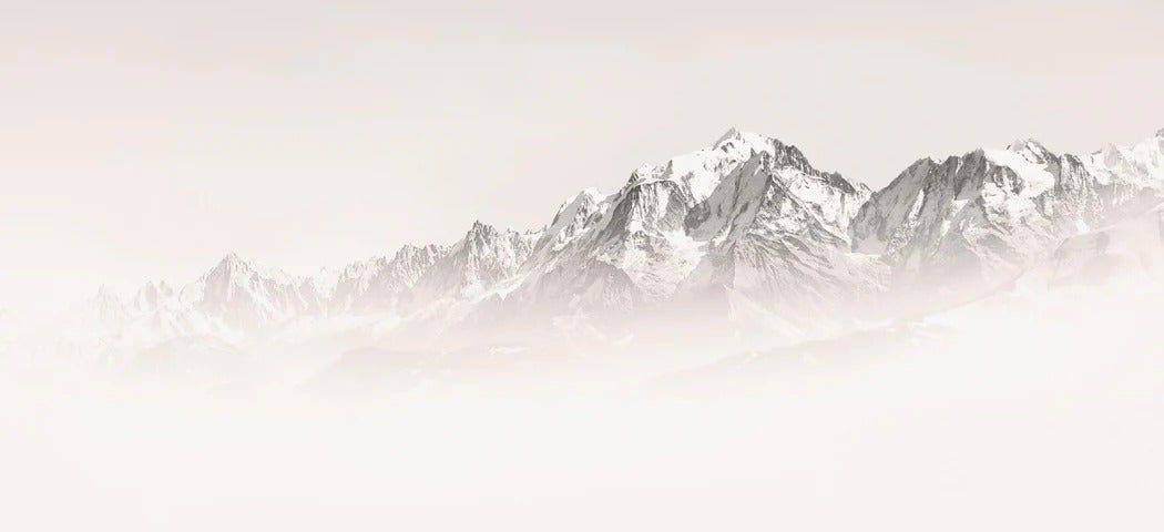 Misty morning wallpaper Mont Blanc