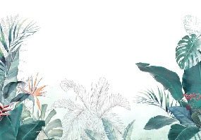 Quintessence tropical panoramic wallpaper