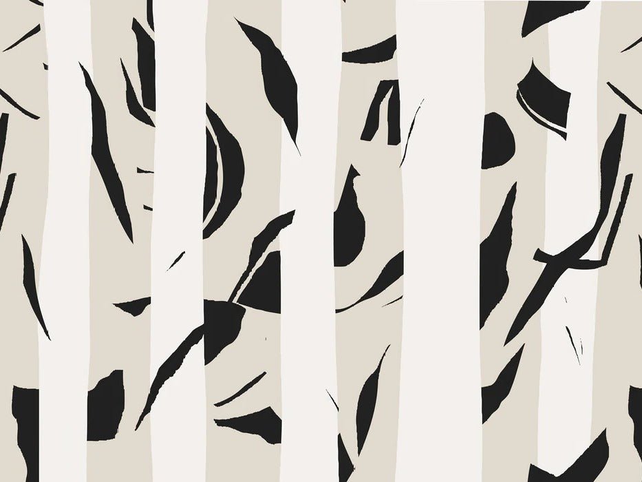 Bichrome stripe wallpaper