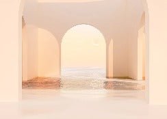 Papier peint panoramique design sunset arch, XXL, tendance