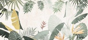 Yellow green restaurant wallpaper