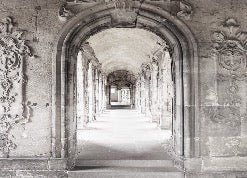 Trompe l'oeil Couloir Marbre Parisien wallpaper