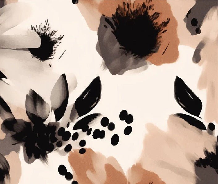 Hypnotic flower wallpaper