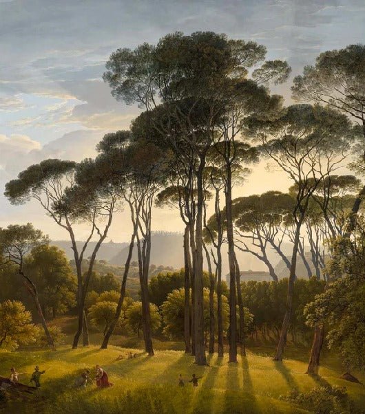 Historical Italian landscape wallpaper